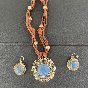 Barse Jewelry earrings and necklace set